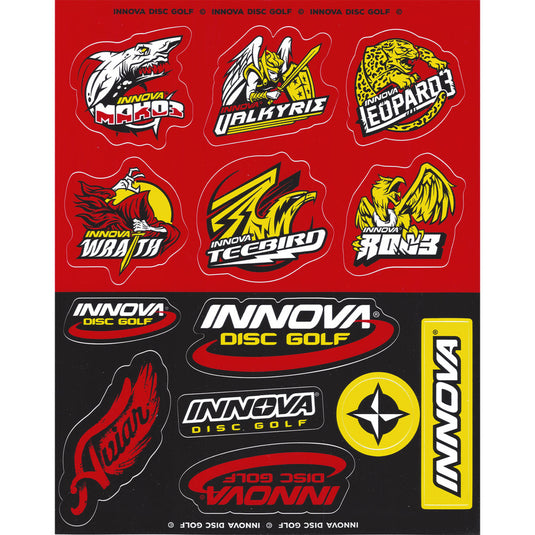 Innova Disc Golf Sticker Sheet