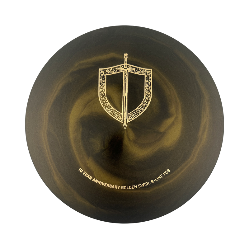 Load image into Gallery viewer, Discmania 10 Yr Golden Swirl S-Line FD3 Driver
