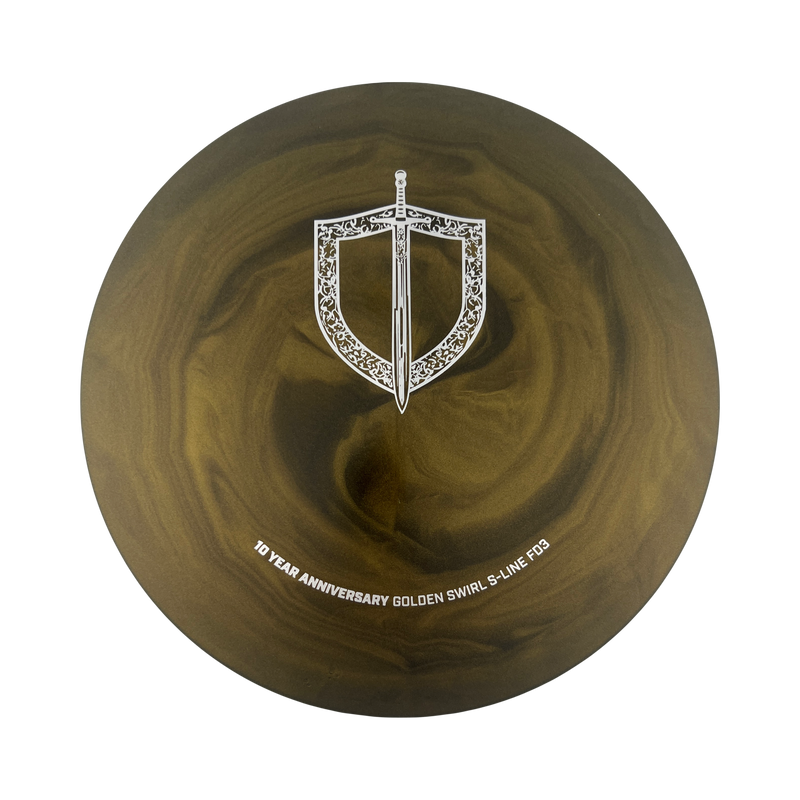 Load image into Gallery viewer, Discmania 10 Yr Golden Swirl S-Line FD3 Driver
