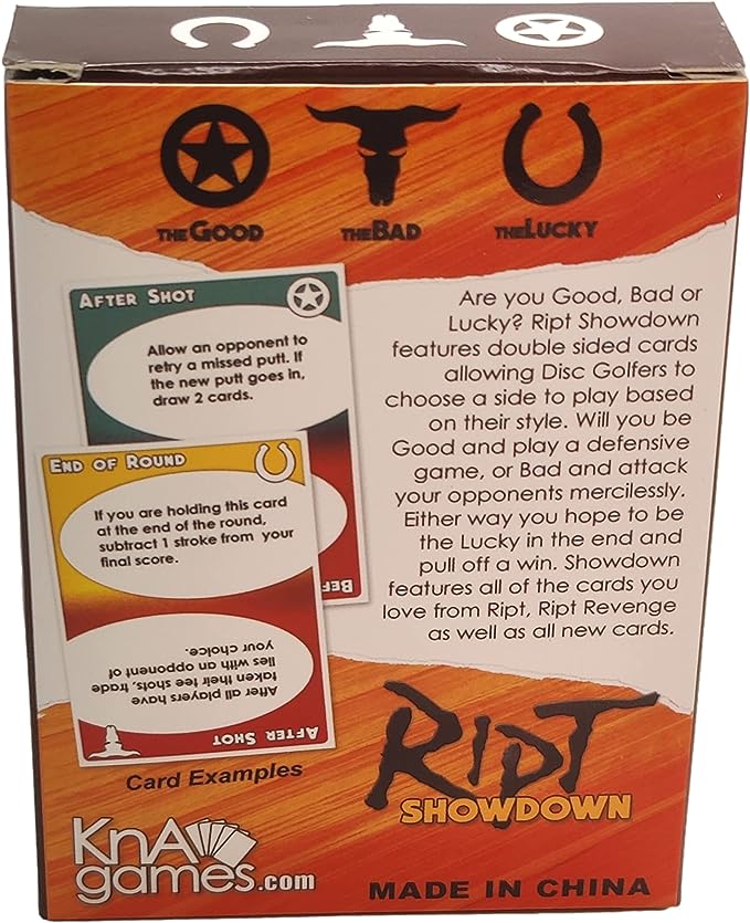 Load image into Gallery viewer, RIPT Showdown Disc Golf Card Game
