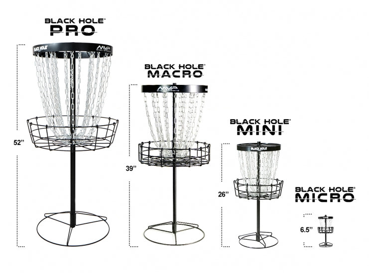 Load image into Gallery viewer, MVP Black Hole Micro Disc Golf Basket
