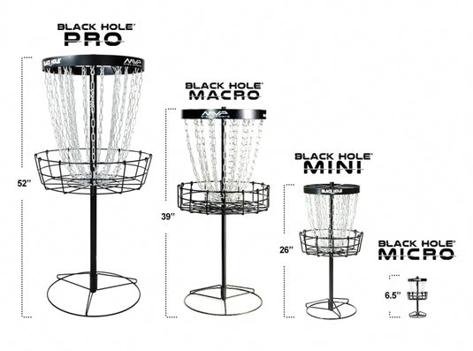 MVP Black Hole Micro Disc Golf Basket