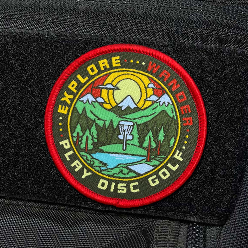 Load image into Gallery viewer, Disc Golf Pins Velcro Bag Patches
