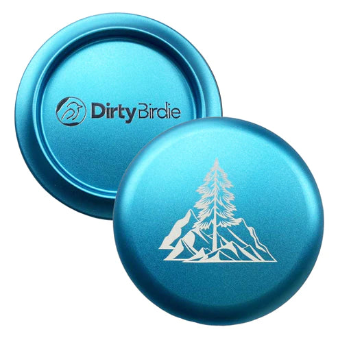 Load image into Gallery viewer, Dirty Birdie Aluminum Teal Mountain Mini Marker
