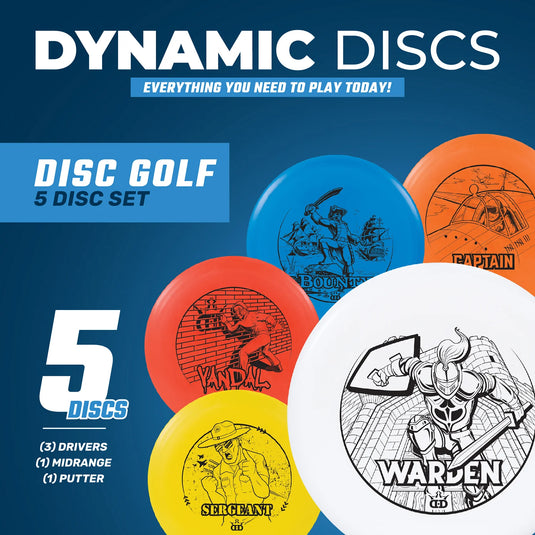 Dynamic Discs 5 Disc Starter Set