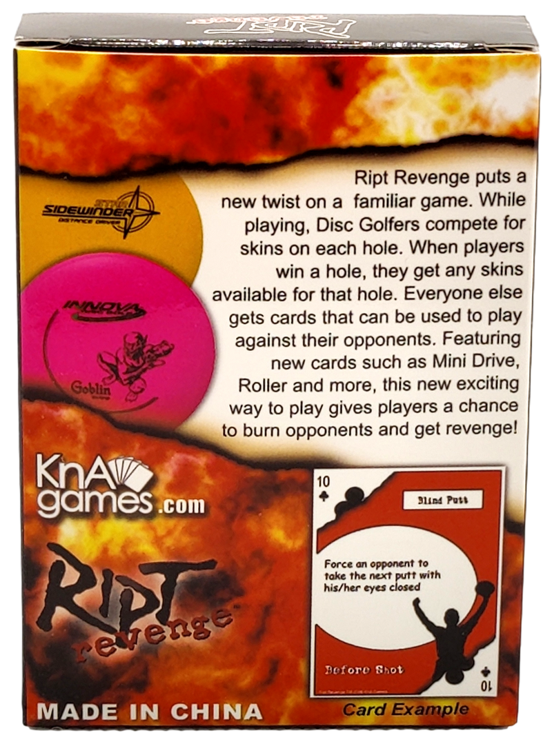 Load image into Gallery viewer, RIPT Revenge Disc Golf Card Game
