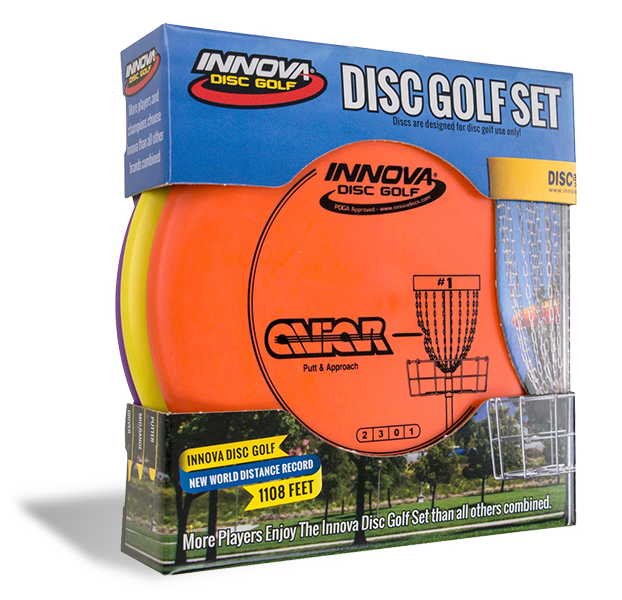 Innova 3 Pack DX Space Saver Disc Golf Set