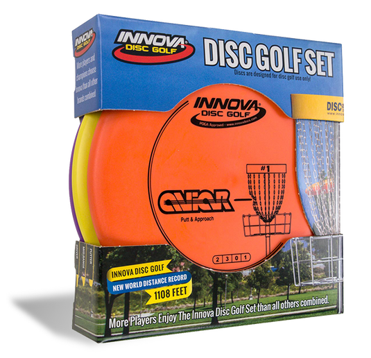 Innova 3 Pack DX Space Saver Disc Golf Set