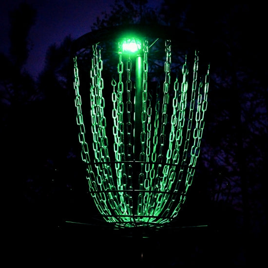 Load image into Gallery viewer, MVP Lunar Module LED Disc Golf Basket Light
