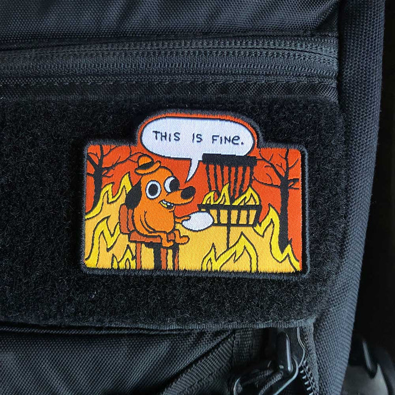 Load image into Gallery viewer, Disc Golf Pins Velcro Bag Patches
