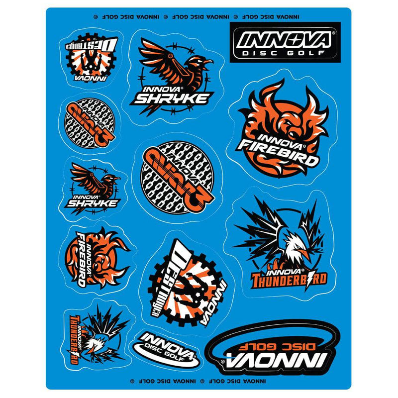 Innova Sticker Logo Innova Disc Golf Sticker Sheet – 13 Peaks Trading Co.