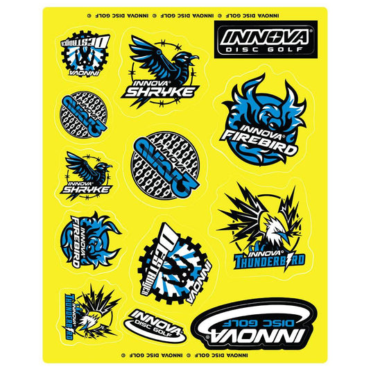 Innova Disc Golf Sticker Sheet