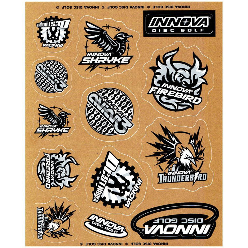 Load image into Gallery viewer, Innova Disc Golf Sticker Sheet
